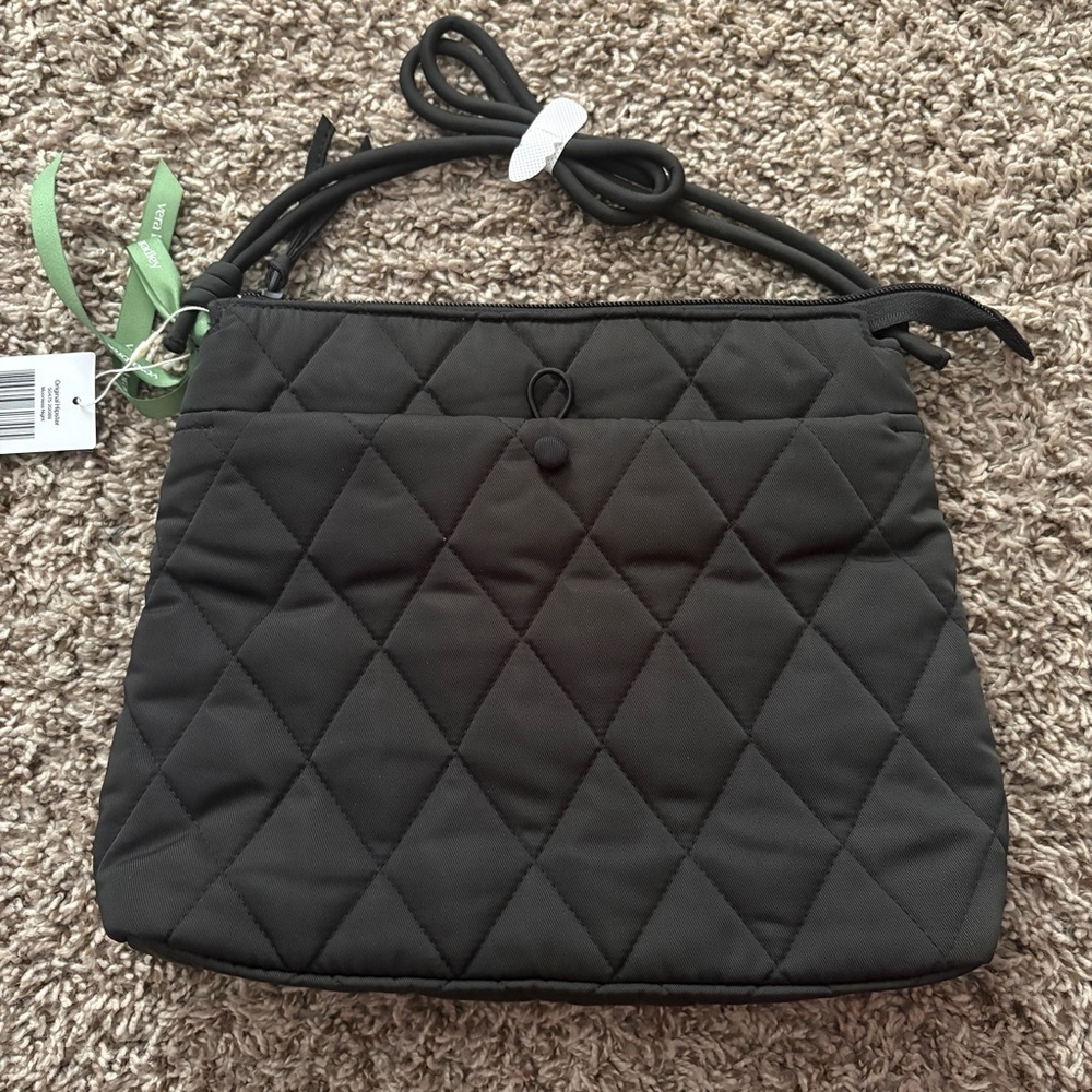 Vera Bradley Black Quilted Crossbody Bag